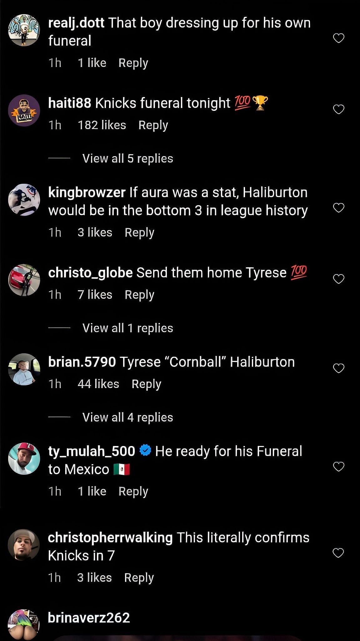 Comments on the post